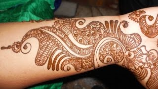 Simple MehendiHath phool Henna Mehndi DesignIndian Floral Art [upl. by Akenn557]