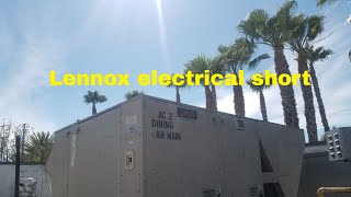 Lennox electrical short [upl. by Ruyam]