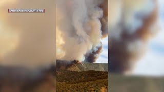 UPDATE Vegetation Fire burns 5500 acres in New Cuyama [upl. by Peterec]