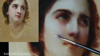 Bouguereau Master Copy Painting Timelapse by Sadie Valeri [upl. by Arim]