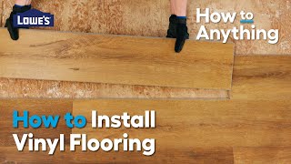 How to Install Vinyl Plank Flooring  How To Anything [upl. by Correy]