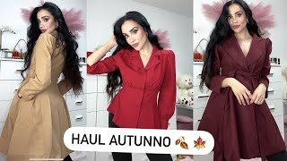 HAUL AUTUNNO CAPPOTTI VESTITI E ACCESSORI [upl. by Annoed]