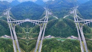 The Baotou–Maoming Expressway A 3000 km Artery Connecting Northern and Southern China Bridge [upl. by Drawd]