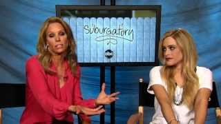 Talking SUBURGATORY with Cheryl Hines and Carly Chaikin [upl. by Kcirdnek]