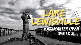 Bassmaster Open Lake Lewisville Day 1 amp 2 Day in the Life of a Bassmaster ProGood Bad amp Ugly [upl. by Alilad]