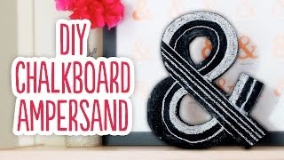 DIY Chalkboard Ampersand [upl. by Elman]