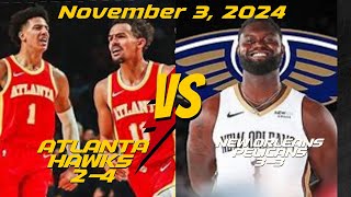 WE TALK HAWKS TV HAWKS AT PELICANS WATCHALONG [upl. by Ruamaj]