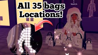 All The 35 BAGS Locations  New year 2021 Royale High [upl. by Dahsra]