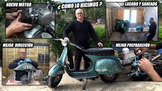 Restauración Completa  Vespa 150s de 1962quot Auténtica y Clásica Vlog 192 [upl. by Charley]