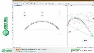 DISEÑO DE COBERTURAS METALICAS CON SAP 2000 0204 [upl. by Faruq2]