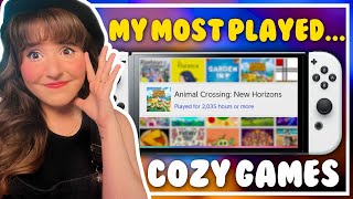 My TOP 10 MOST Played Cozy Games🌱  Nintendo Switch  PC [upl. by Manheim]