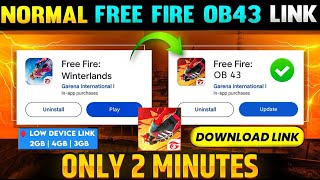 Normal free fire OB43 x86 Official APK [upl. by Housum]