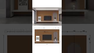 TV backdrop design home homedecro interiosdesign interiors architeture cabinetfactory [upl. by Atnuahsal]