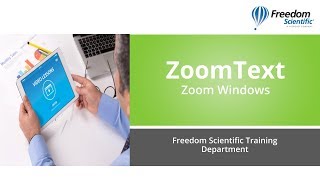 ZoomText Zoom Windows [upl. by Airamat]