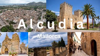 Alcudia old town  Mallorca  Balearic Islands Spain walking around old town and castle walls [upl. by Leizar738]