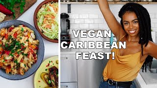 DELICIOUS CARIBBEAN FEAST 5 epic easy vegan recipes [upl. by Jammin]