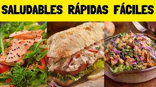 🥕 3 RECETAS de Comida SALUDABLES FÁCIL y RÁPIDA  Cocina saludable en Menos de 30 Minutos [upl. by Enetsuj]