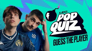 Guess The Player  LEC Pop Quiz  Spring 2024 [upl. by Nattirb254]