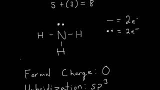 Lewis Structure of NH3 [upl. by Nosak]