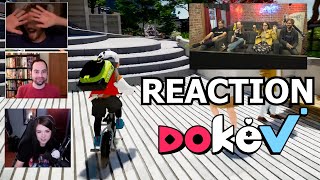 DokeV Gameplay Trailer Gamers Live Reaction at Gamescom 2021 [upl. by Adieren]