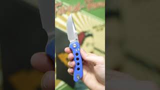 Нож Reate PLXT Drop Point stonewash сталь NitroV рукоять Blue G10 [upl. by Lashar613]