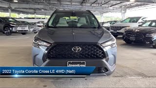 2022 Toyota Corolla Cross LE 4WD Natl [upl. by Adnamahs957]