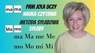 NAUKA CZYTANIA Metoda Sylabowa Sylaby MA ME MO MI  Powtórzenie i Utrwalenie Sylab [upl. by Goth848]