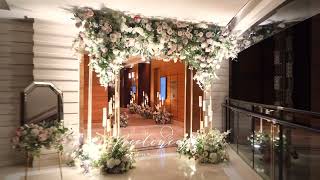 Four Seasons Hong Kong Harbour View Ballroom Wedding Decoration [upl. by Ellehcir]