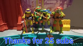 Thanks for 25 subscribers ninja turtle into [upl. by Magdaia103]