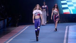 Gigi Hadid Bella Hadid and more on the runway for the Tommy Hilfiger Fashion Show in Milan [upl. by Pilar]