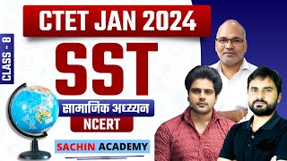 CTET 21 JAN SST Class 8 by Sachin Academy Live 8pm [upl. by Nagaek433]