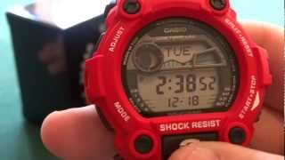 CASIO GSHOCK REVIEW AND UNBOXING G7900A4 RESCUE RED [upl. by Niwdog]