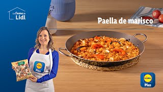 Paella de marisco 🥘🐟  Recetas de pescado  Lidl España [upl. by Divd]