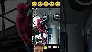 BHUT HO GAYA BAS spiderman marvel avengers ironman deadpool spidermanedit funny mcu [upl. by Zoilla]