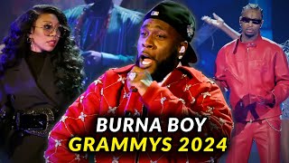 Burna Boy Grammys 2024 Performance Surprised Everyone [upl. by Hi]