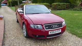 Review of 2003 Audi A4 18 T Convertible For Sale SDSC Specialist Cars Cambridge [upl. by Horgan]