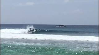 Surfing Jacks Left  Anantara Maldives [upl. by Pattani]