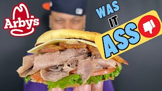 Why is it So Massive ARBYS Brown Sugar Bacon Roast Beef Sandwich [upl. by Ezra]