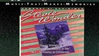 Stevie Wonder  What Christmas Means to Me [upl. by Notned]