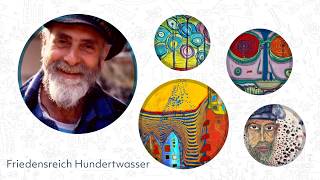 TUTORIAL Friedensreich Hundertwasser  Nature Patterns [upl. by Hetty]