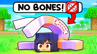 Aphmau has NO BONES in Minecraft [upl. by Leaffar]