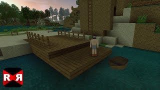 Build A Small Boat amp Jetty  Survivalcraft 2 [upl. by Atika]