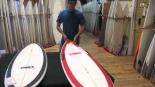 Channel Islands Black and Red Beauty Surfboard Review [upl. by Ymled]