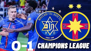 Rezumat Maccabi tel AvivFCSB 01 [upl. by Middendorf]