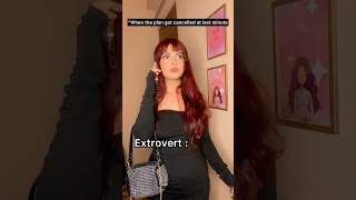 Extrovert vs introvert relateablecontent comedy funnyvideo ytshortsviral contentcreator [upl. by Elicia513]