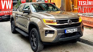 VW AMAROK TESLİM ALMAYA GİTTİM  TEST ARACI PANAMERICANA  NE ÇEKELİM OTOMATİK PARK  VLOG [upl. by Yenttirb326]