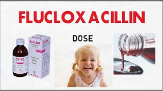 syrup Flucloxacillin dose calculate flucloxacillin dose for children [upl. by Hutt]