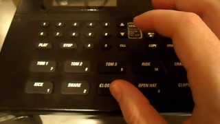 Alesis SR16 Super fast beats trick using the quotFillquot button [upl. by Odla457]