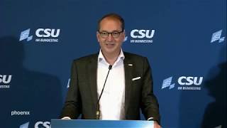 Pressekonferenz zum Abschluss der CSUKlausurtagung im Kloster Seeon am 050119 [upl. by Bazluke]