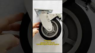 Heavy duty 6 inch modified nylon swivel casters with brakes [upl. by Sidras]